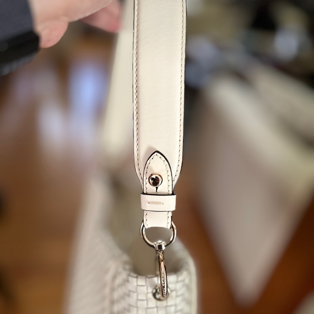 Cole Haan Leather (Genevieve Weave) Shoulder Bag - Picture 5 of 14